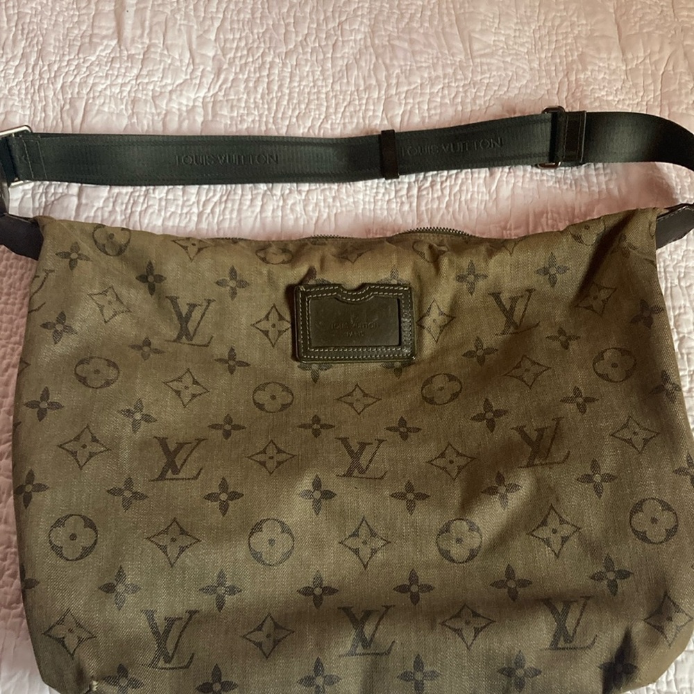 Louis Vuitton Olive Green Monogram Men's Bag